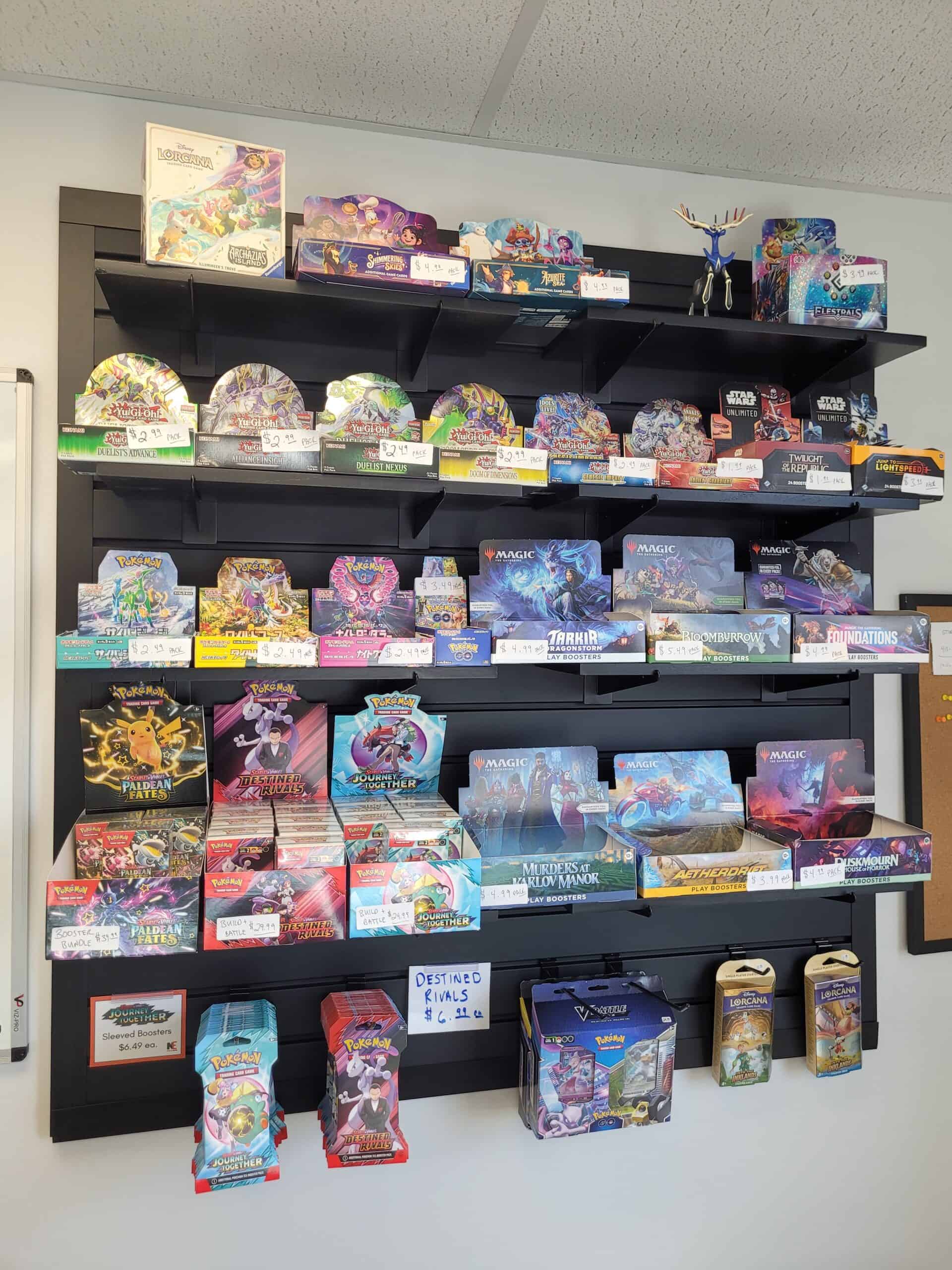 Northeast Games & Hobbies TCG Display